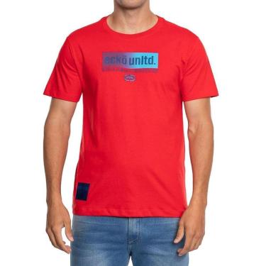 Imagem de Camiseta Masculina Ecko Unltd MC Box 2 Vermelho - EK09-Masculino