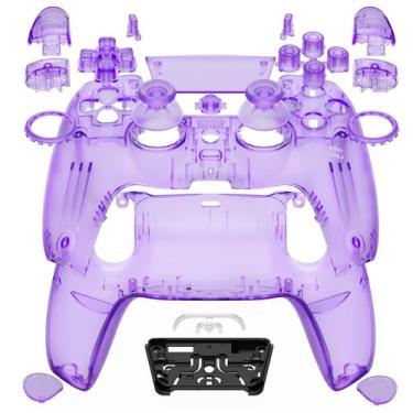 Imagem de Controlador Shell ExtremeRate Luna Clear Atomic Purple PS5