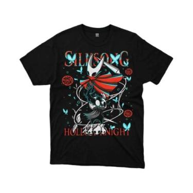Imagem de Camiseta Unissex Oversized De Algodão Hollow Knight Silksong Y2k De Ma