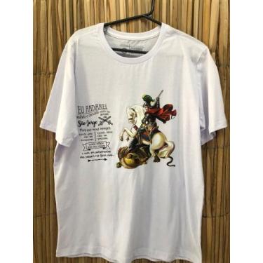 Imagem de Camiseta Ojuodará Personalizada Orixá  São Jorge