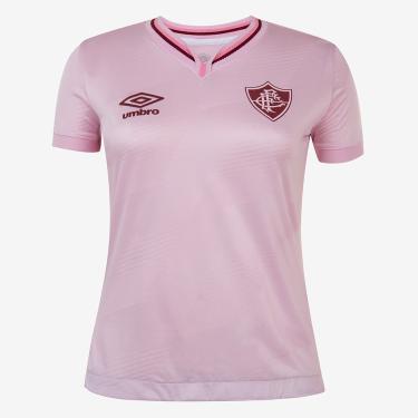 Imagem de Camisa Fluminense Outubro Rosa 24/25 s/n° Torcedor Umbro Feminina-Feminino