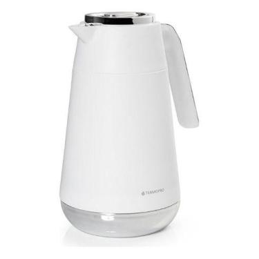 Imagem de Garrafa Térmica 1 Litro Sassari Branca Para Chá Café Termopro