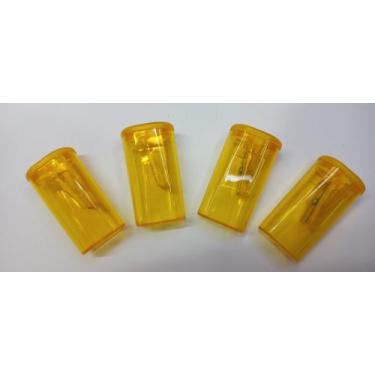 Imagem de Apontador jumbo com deposito amarelo Faber Castell