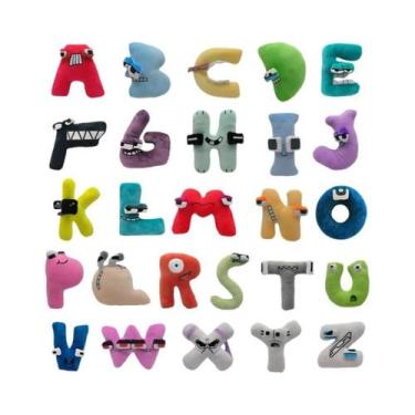 Imagem de Brinquedos De Pelúcia Com Letras Do Alfabeto, 26 Peças, Animais De Pel