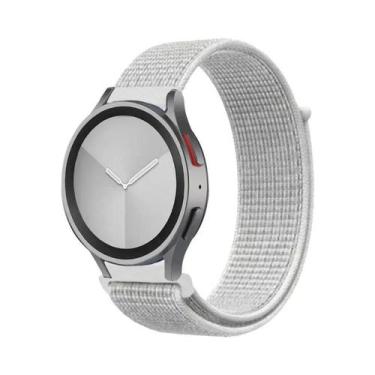 Imagem de Pulseira De Nylon Para Samsung Galaxy Watch 6/5/Pro/4/Classic/Active H