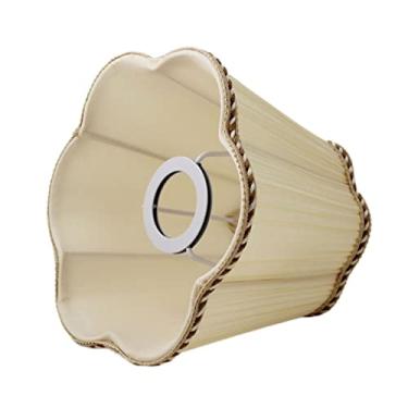 Imagem de pcagfaajmh Abajur de mesa pequeno de 20 cm, abajur decorativo, orifício de 4,2 cm, orifício E27 4,2 cm / orifício E14 abajur de 3 cm (cor do corpo: orifício E27 4,2 cm) (cor única E14 orifício 3 cm)