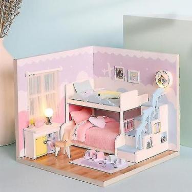 Imagem de Móveis modelo de madeira em miniatura Doll House Cutebee DIY - Gloome 