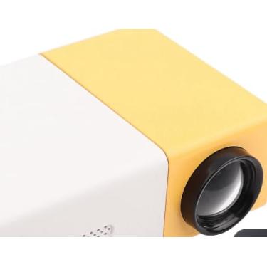 Imagem de Mini projetor de LED, mini projetor portátil de home theater, projetor de viagem multifunção 1080P HD interno e externo, para festas em casa/locais de entretenimento/recreação ao ar livre (EUA)