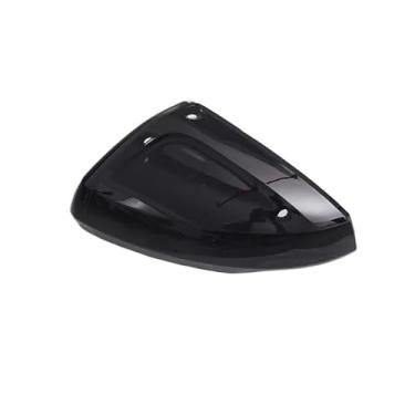 Imagem de Capa de espelho retrovisor compatível com vw polo mk6/aw/gti 2019-2023 esquerda direita brilhante preto asa lateral tampa do espelho acessórios de(Glass Black left)
