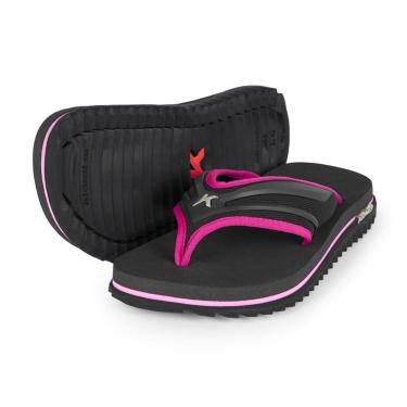 Imagem de Chinelo Kenner Kivah L7 Masculino - Preto e Rosa - 43-Masculino