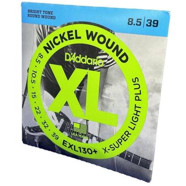 Imagem de Encordoamento Guitarra 8,5-39 Exl130+ D`Addario Nickel Wound