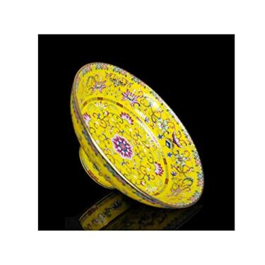 Imagem de Pratos de jantar de cozinha, tigelas de mesa central, tigelas de frutas de cerâmica, bandeja de frutas, tigelas decorativas, prateleiras de frutas