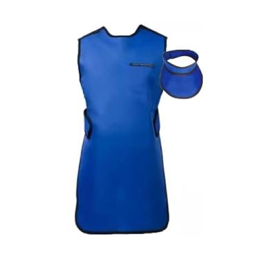 Imagem de Avental de Chumbo Lightweight Lead Apron With Thyroid Collar, 0.35mmpb 0.5mmpb X-Ray Shield Vest For Hospital Dental Clinics(0.35mmpb,110x60cm)