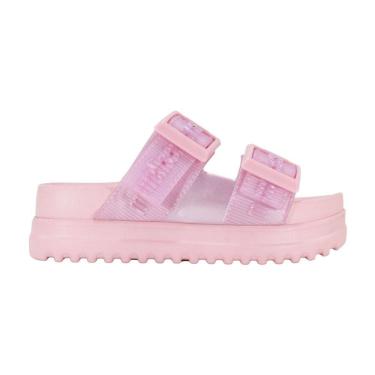 Imagem de Tamanco Mini Melissa Cozy M-Lover Platform I Rosa Perolado