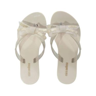 Imagem de Tamanco Mini Melissa Harmonic M-Lover Infantil Bege/Glitter