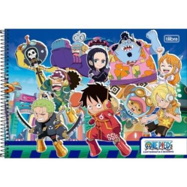 Imagem de Caderno Desenho One Piece 80fls Capas Sortidas - Tilibra