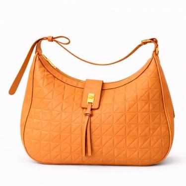 Imagem de Bolsa Feminina Matelassê Elegante Estruturada com Detalhe DouradoBolsa