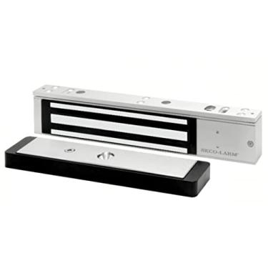 Imagem de Seco-Larm E-941SA-600DPSQ Trava eletromagnética; LED de status de duas cores integradas, sensor de posição da porta e sensor de ligação; força de retenção de 272 kg; selecionável 12/24 VCC; caixa de