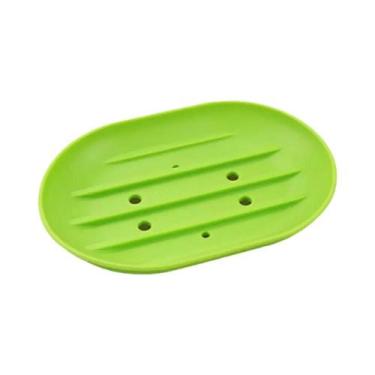 Imagem de Suporte De Sabonete Flexível De Silicone Cor Doce JCD Fashion Portátil