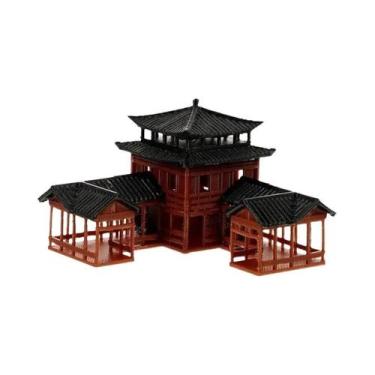 Imagem de Estátua De Pousada Chinesa Em Miniatura, Modelo De Pavilhão Japonês An