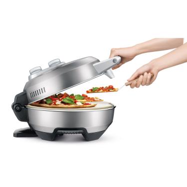 Imagem de FORNO ELÉTRICO PARA PIZZA EM AÇO CARBONO E BASE DE CERÂMICA TRAMONTINA BY BREVILLE (69141011) - Inox - 110 V