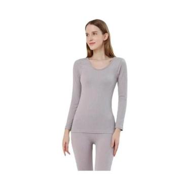 Imagem de Conjunto De Roupa Íntima Térmica Feminina Quente E Sexy Com Modelagem,