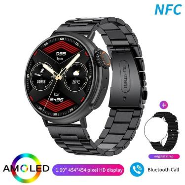 Imagem de Relógio Smartwatch Foxbox 8762Dt À Prova D'Água Preto Tela Hd Amoled