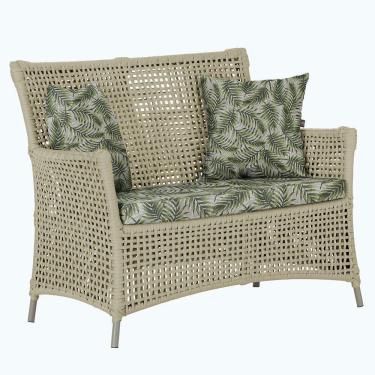 Imagem de 1 Sofá área Externa Igapó Alumínio Fendi Corda Náutica E5 Rami