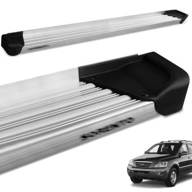 Imagem de Estribo Lateral Sorento 2004 a 2010 Alumínio Natural A3