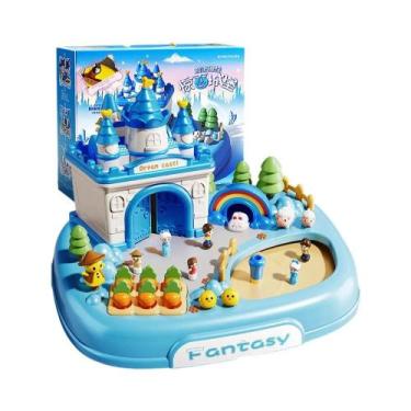 Imagem de Brinquedo De Casa De Bonecas Magnética De 20CM Para Crianças a Partir 