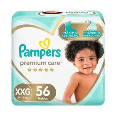Imagem de Fralda Pampers Premium Care Jumbo XXG 56 Unidades, XXG, 56