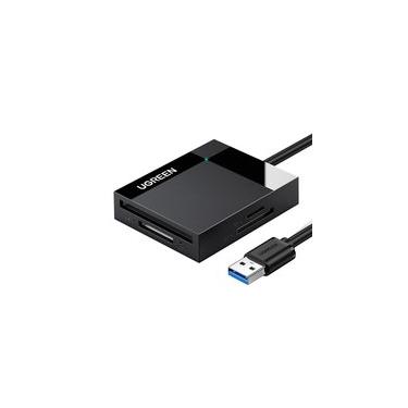 Imagem de Leitor de Cartão Externo Ugreen, 4 em 1, USB 3.0, Cinza - UG-30333