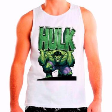 Imagem de Camiseta heróis hulk batman capitão américa coringa deadpool camisa ma