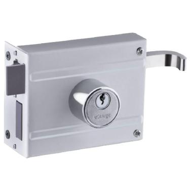 Imagem de Fechadura De Portão Branca F1500 - 84196 - Aliança Fech.sobr-port- F1500 Branco - 84196 - Aliança