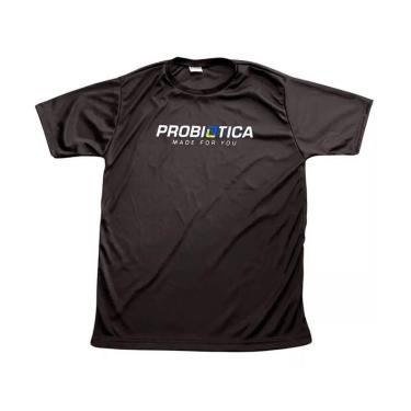Imagem de Camiseta Dry - Tamanho G Preta - Probiótica-Masculino