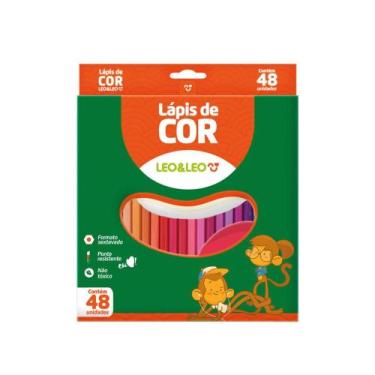 Imagem de Lápis de Cor 48 Cores Leo & Leo - Leo & Leo 