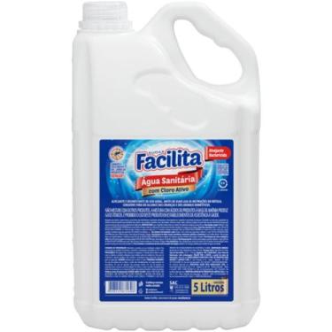 Imagem de Água Sanitária Alvejante Cloro Ativo Audax Facilita 5l