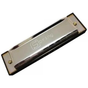 Imagem de Gaita Harmônica Blues Spring Diatônica G  Sol 