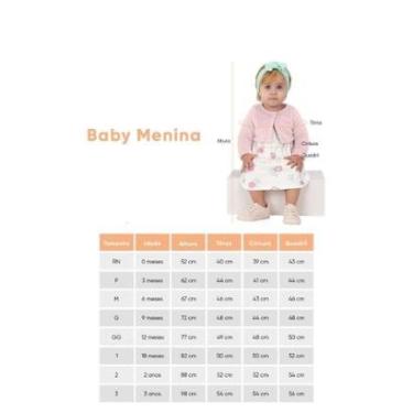 Imagem de Vestido bebê menina de flores Brandili-Feminino