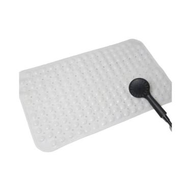 Imagem de Tapete De Banho Antiderrapante Em PVC Para Massagem 35x70cm Lavável À 