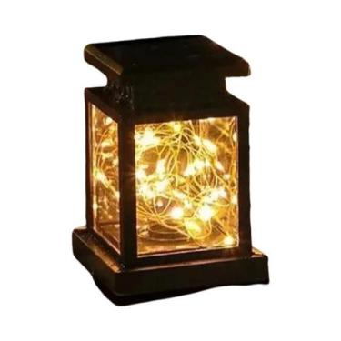 Imagem de Lanterna Solar À Prova D'água, Lâmpada Decorativa Para Exterior, Com A