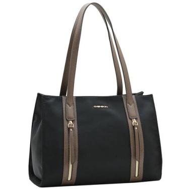 Imagem de Bolsa Tote Microfiber - Alça de Ombro - Chenson 3185450 - Preto