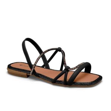 Imagem de Sandália Feminina Mississipi Rasteira Tiras Trançadas