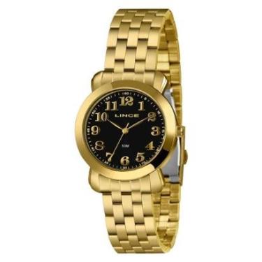 Imagem de Relógio Lince Feminino Dourado LRG4778L36 P2KX-Feminino