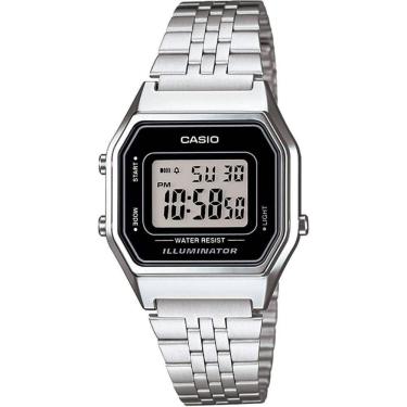 Imagem de Relógio Casio Feminino Digital Vintage Prata La680wa-1Df