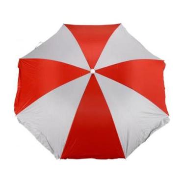 Imagem de Guarda Sol MOR Vermelho 1,80 m, Vermelho e Branco
