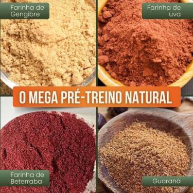 Imagem de Mix Pré Treino Natural (Gengibre, Guaraná, Farinha de Uva e Beterraba)