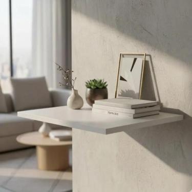 Imagem de 01 Un Chapa 15mm Madeira Mdf 60x60cm Placa Prateleira Branco - GP MADE