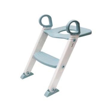 Imagem de Assento Redutor Alça E Escada Vaso Sanitário Infantil Buba, Azul