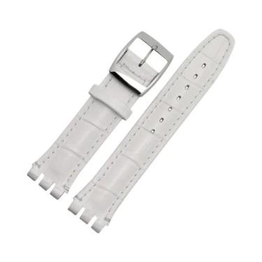 Imagem de Pulseira De Relógio Esportiva Unissex De Couro Genuíno (17mm/19mm) À P